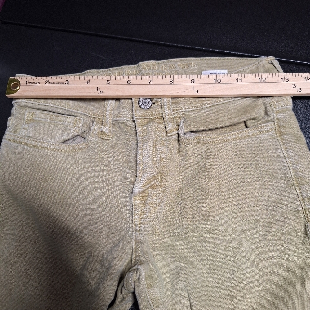 American Eagle Outfitters Men's Green Skinny Jeans - Picture 7 of 10